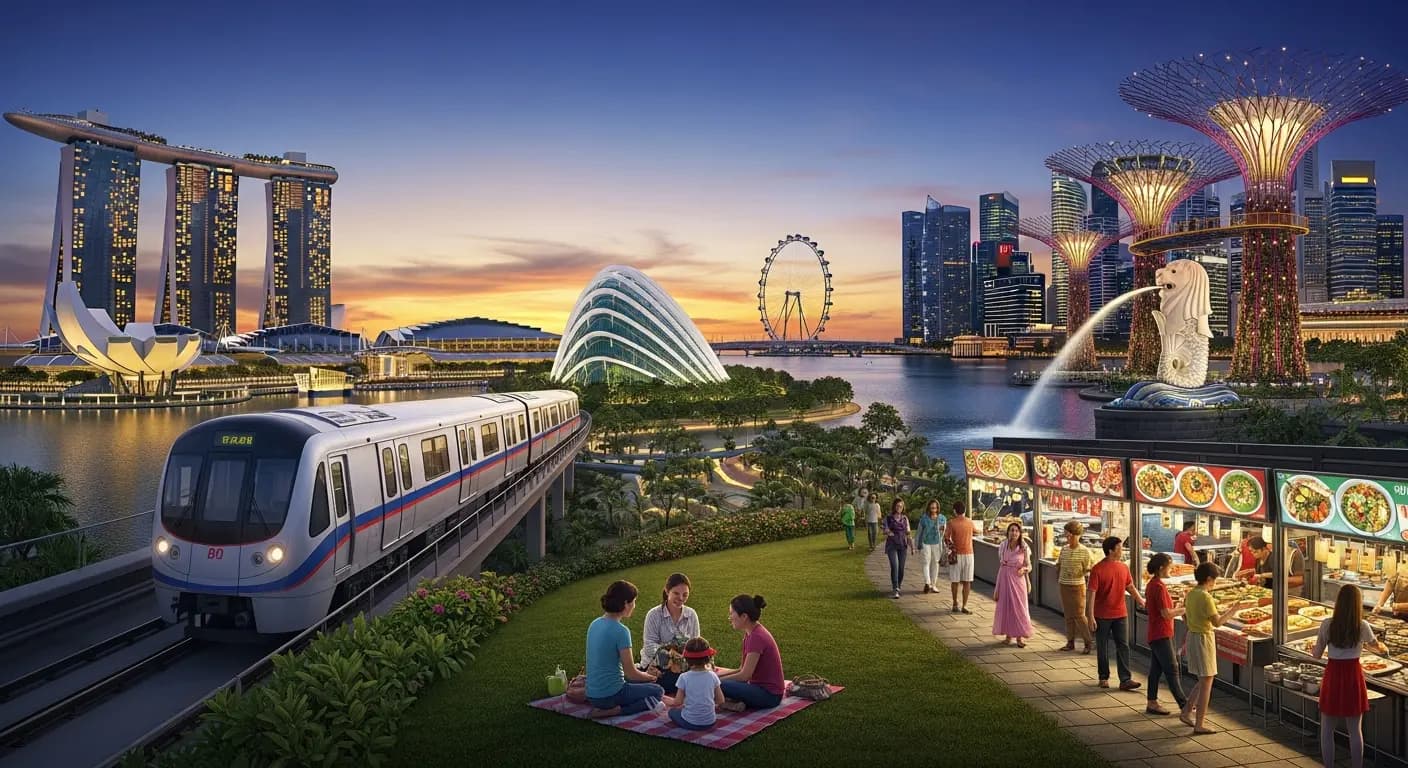 Die Essenz Singapurs - Moderne Metropole und multikulturelle Gesellschaft