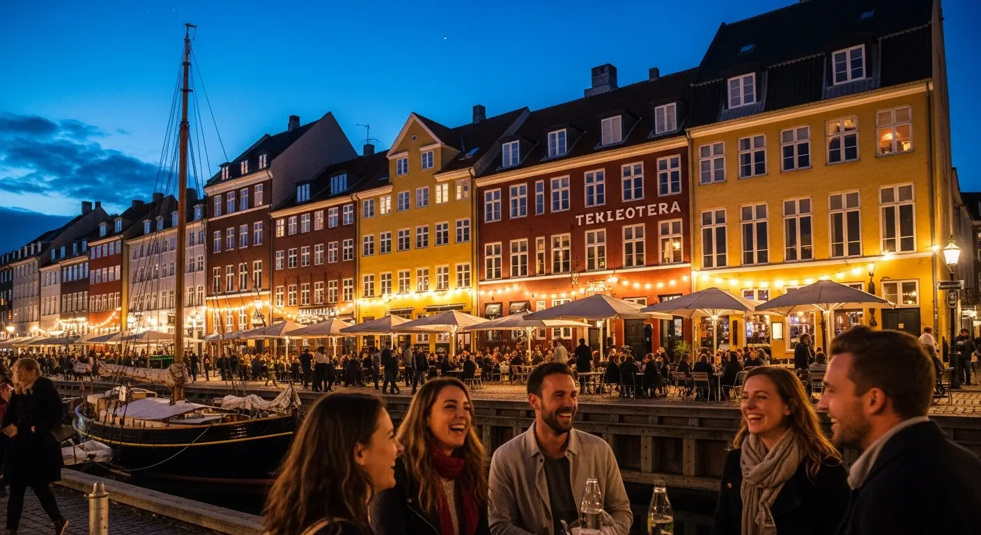 Typischer Abend in Kopenhagen - Hygge und Lebensqualität