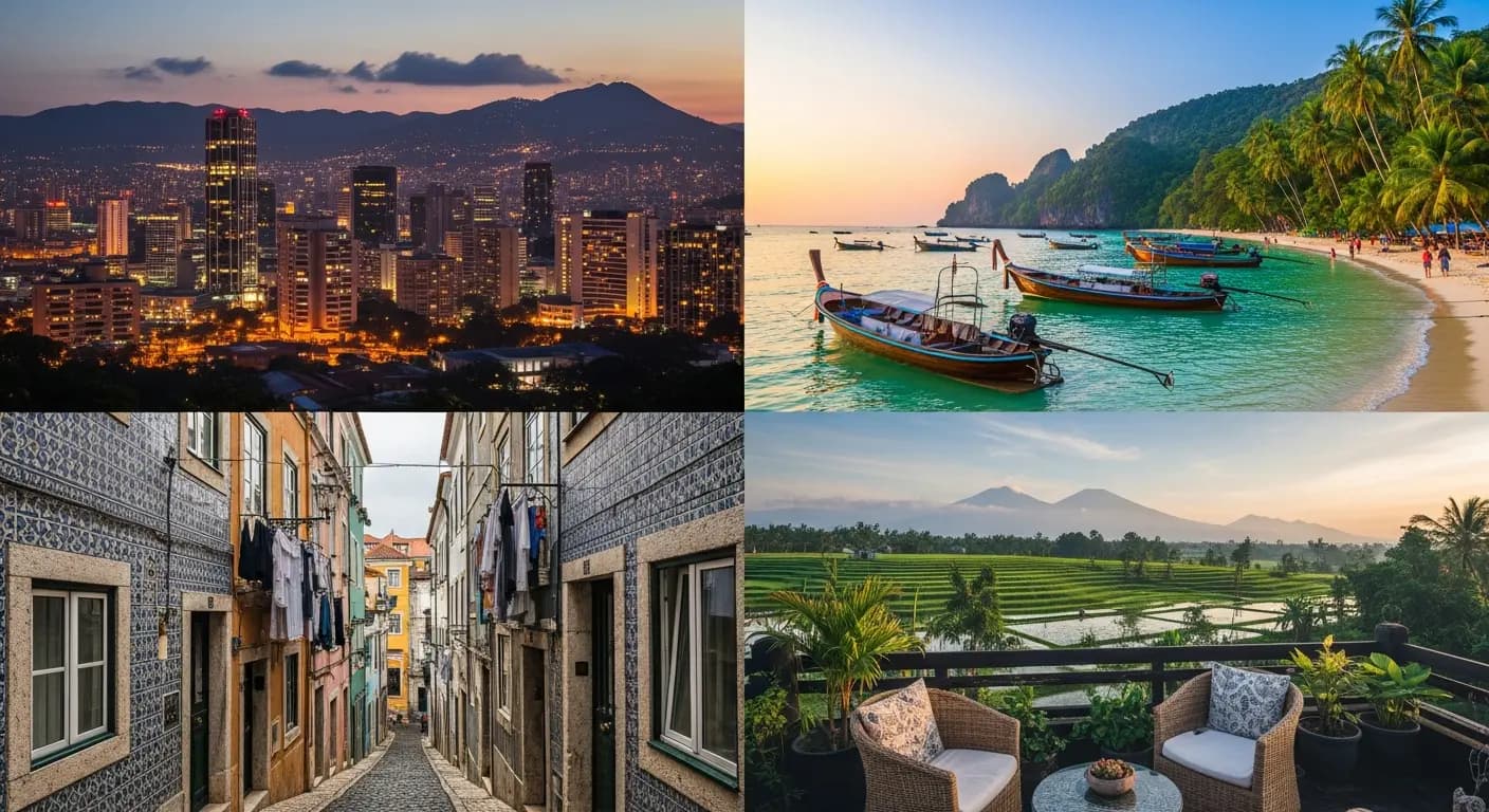 Länder für digitale Nomaden