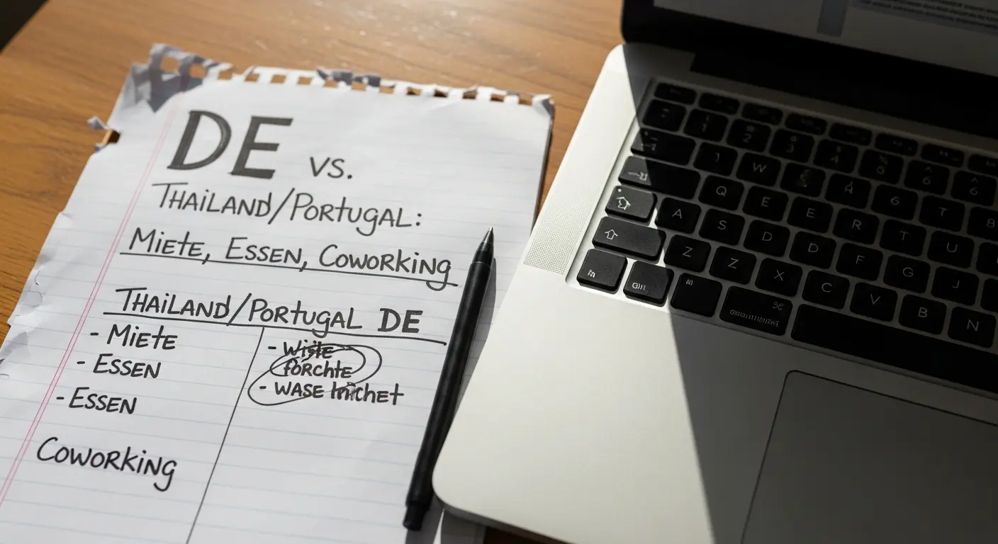 Lebenshaltungskosten digitaler Nomade