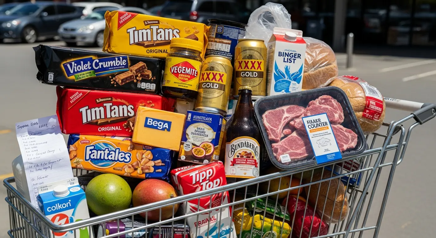 Typische australische Lebensmittel